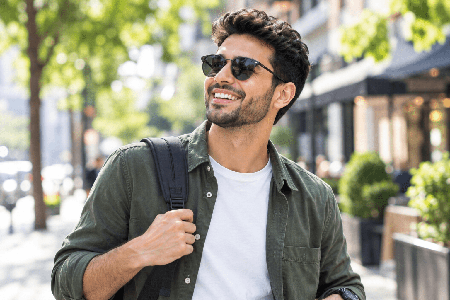 Patient with a healthy, confident smile