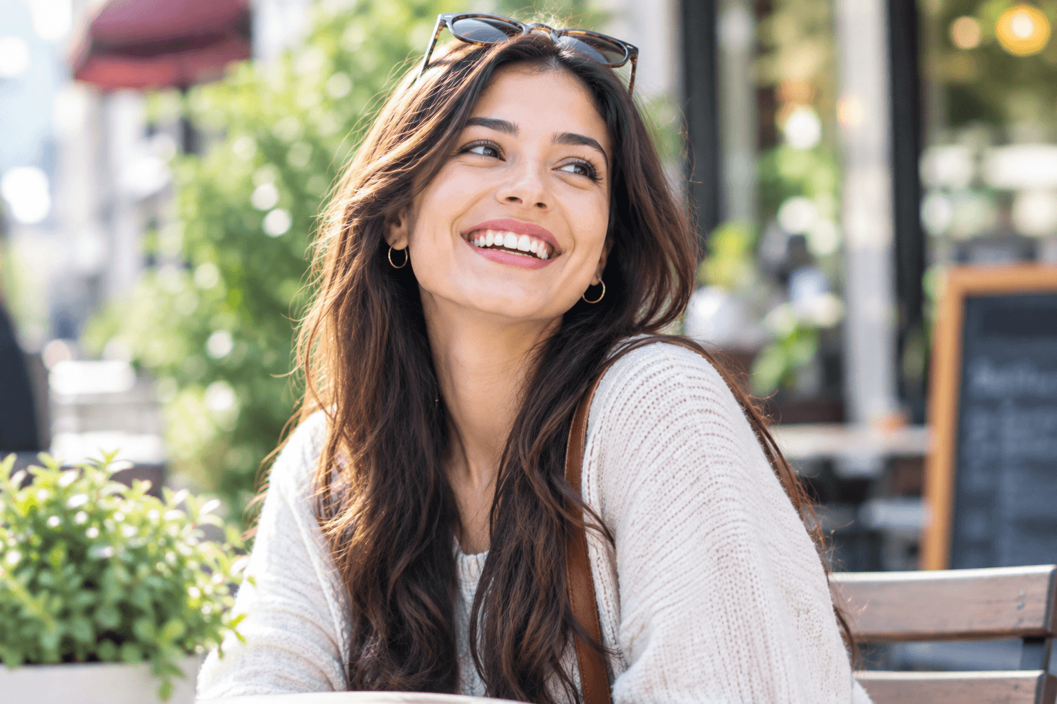 Patient with a healthy, confident smile